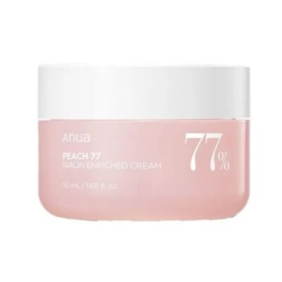 Anua - PEACH 77 NIACIN ENRICHED CREAM 50ml - Hydratační krém na obličej se 77% broskvového extraktu - 50 ml