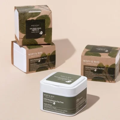 Mary&May - CICA Houttuynia Tea Tree Calming Mask (30pcs) - Sada zklidňujících pleťových masek - 30 ks 4 Mary&May - CICA Houttuynia Tea Tree Calming Mask (30pcs) - Sada zklidňujících pleťových masek - 30 ks