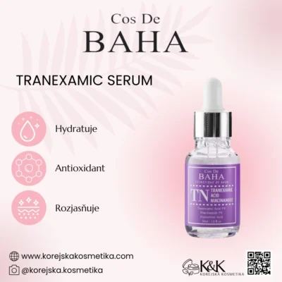 COS DE BAHA - Tranexamic Acid Niacinamide Serum - Sérum s kyselinou tranexamovou a niacinamidem 1 COS DE BAHA - Tranexamic Acid Niacinamide Serum - Sérum s kyselinou tranexamovou a niacinamidem