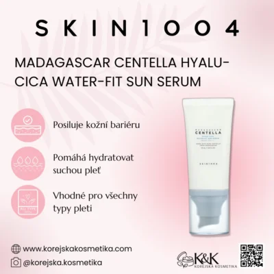 SKIN1004 - Madagaskar - Centella Hyalu-Cica Water-Fit Sun Serum SPF50+ PA++++ - Hydratační SPF krém - 50 ml