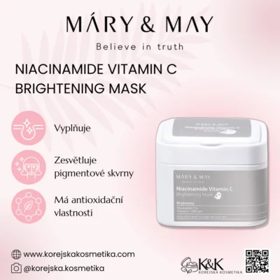Mary&May - Niacinamide Vitamin C Brightening Mask (30pcs)