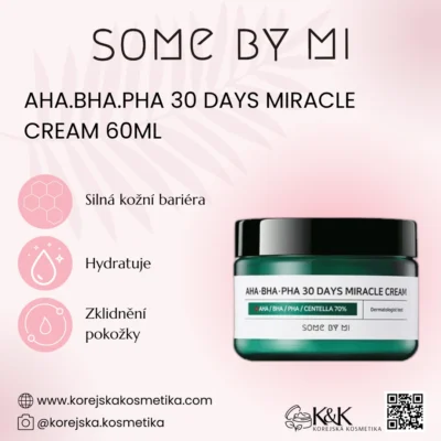 Some By Mi - AHA BHA PHA 30 Days Miracle Cream - Krém AHA, BHA a PHA kyselin - 60 ml