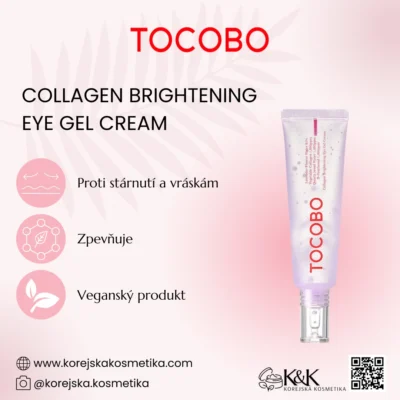 Tocobo - Collagen Brightening Eye Gel Cream - Rozjasňující oční krém - 30 ml