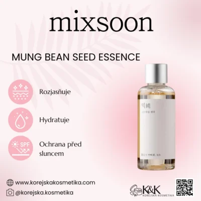 MIXSOON - Mung Bean Seed Essence 100ml - Pleťová esence s extraktem z mungo fazolí
