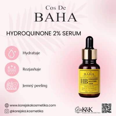 COS DE BAHA - Hydroquinone 2% sérum 30ml