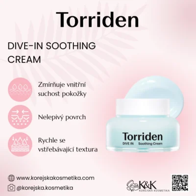 Torriden - Soothing Cream - Zklidňující krém s kyselinou hyaluronovou - 100 ml