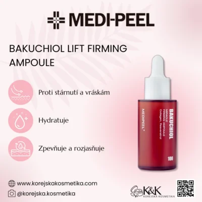 MediPeel - BAKUCHIOL LIFT FIRMING AMPOULE 30ml - Zpevňující ampule s Bakuchiolem - 30 ml
