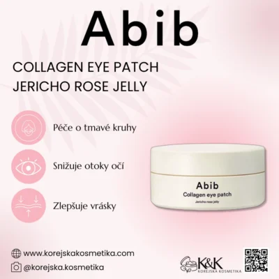 Abib - Collagen Eye Patch Jericho Rose Jelly - Hydratační náplasti pod oči - 60 ks