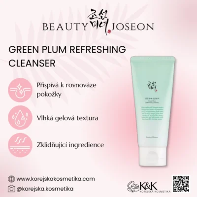 Beauty of Joseon - Green Plum Refreshing Cleanser 100ml - Osvěžující gel na mytí obličeje