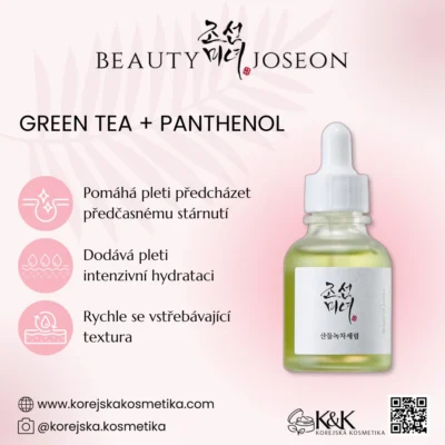 Beauty of Joseon - Green Tea + Panthenol Serum 30ml - Zklidňující sérum