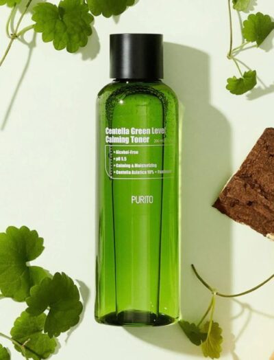 PURITO- Centella Green Level Calming Toner 200ml - Hydratační tonikum s pupečníkem asijským - 200 ml