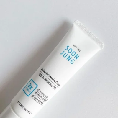 Etude House - Soon Jung 2x Barrier Intensive Cream - Hydratační a zklidňující krém - 60 ml